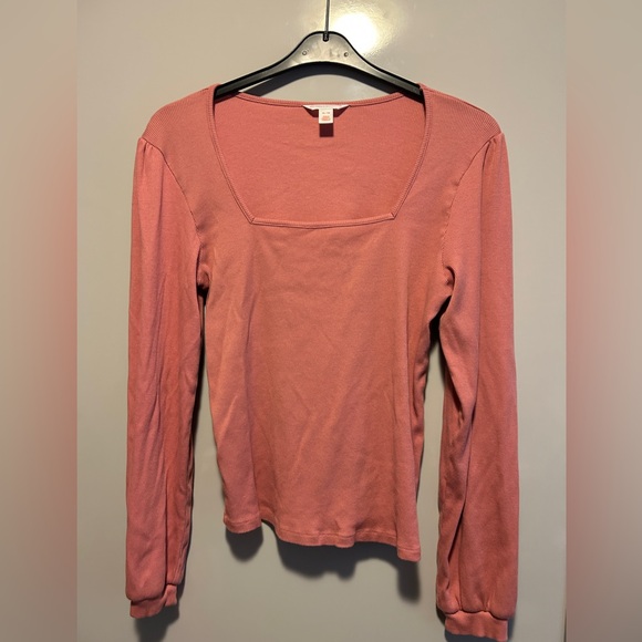 Jillian Harris x Joe Fresh Rosewood Long Sleeve Top - Picture 9 of 10